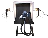 Photo Studio Background Large 24 Tent Softbox Table Top Studio Kit with 2 Lights, Camera Stand and 4 Backdrops