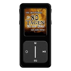 Odys MP X 25 Tragbarer MP3-/Video-Player 2 GB (E-Book Funktion, Audible Ready inkl. Jules Verne Hörbuch, USB 2.0) schwarz