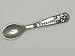 Lead Free Pewter Flower Precious Baby Spoon