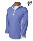 Miami Dolphins Women's 3/4 Sleeve Colorblock Half Zip Mock