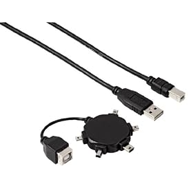Hama - Ce c�ble universel USB A et mini USB B4/B5/B6/B8/M4, permet de connecter la quasi-totalit� des appareils photo num�riques du march� (� condition qu'ils soient munis d'un connecteur mini USB), � un ordinateur.