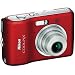 Nikon Coolpix L18 8MP Digital Camera with 3x Optical Zoom (Ruby Red)