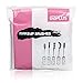 G2PLUS 100 Pack Disposable Eyelash Mascara Brushes Wands Applicator Makeup Brush Kits (White & Rose)