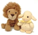 Lion and Lamb Stuffed Animal Set