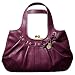 AUTHENTIC COACH ERGO LEATHER LACED FRAME SATCHEL 12725 (Magenta)