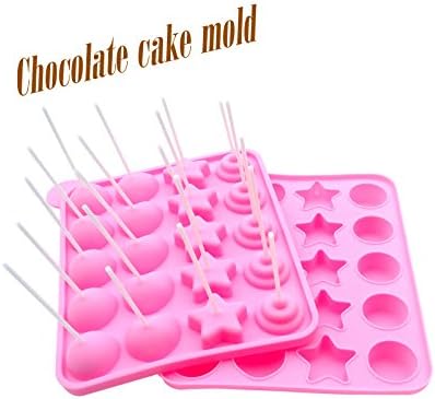 20-hole lollipops Star shape silicone mold, cake baking tools, cake mould