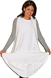 Frenchie Mini Couture Extra Large Hands Free Absorbent Hooded Towel, White