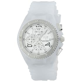 TechnoMarine Women's Exclusive Cruise Chrono with Interchangeable Raspberry and Grey Gel Strap Watch Set #109011SET