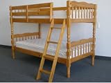 Bunk Bed - Twin over Twin Turn Post Honey