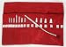 Denise in a della Q Interchangeable Crochet Hook Kit,Roll-style Red