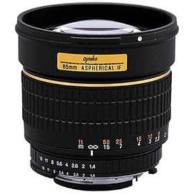 Opteka 85mm f/1.4 Medium Telephoto Portrait Lens for Canon EOS Digital SLR Cameras