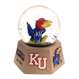 NCAA Kansas University Jayhawks Musical Snow Globe