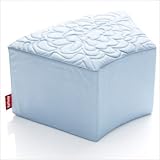 IMAGE OF Second Avenue Ottoman with Parc Stitching Color: Lime Green