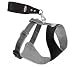 Doggles Over the Head Dog Harness, Black/Gray, Medium