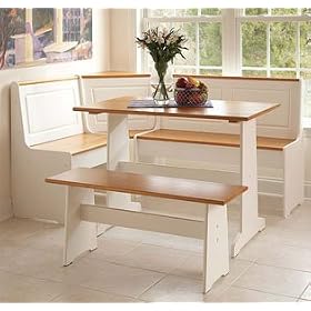 Ardmoore Nook Set - White/ Natural by Linon
