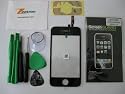 Apple Iphone 3g Digitizer Touch Screen Replacement LCD with Video Instructions + 7 Piece Tool Kit + Adhesive Strip (3m) + Mirror Screen Protector+ Zeetron Microfiber Cloth (10 Piece Kit)