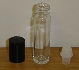 Roll-on bottles 10ml x 10 clear glass