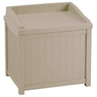 Suncast SSW1000 Winter Storage Box For Ice Melt/Sand/Salt Snow De-Icers