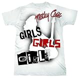 Signatures Network Men's Motley Crue Short Sleeve T-Shirt,White,XX-Large