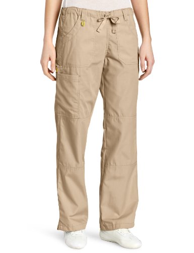 WonderWink Women's Scrubs  Cargo Pant, Khaki, 3X-Large