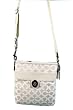 Coach Peyton Op Art White Bone Flax Swing Pack Crossbody Bag 43466