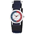 Cannibal - CT003-5N - Montre Enfant - P�dagogique - Bracelet Nylon Bleu