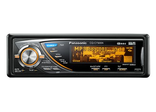 Panasonic CQ C 7305 N MP3-CD-Tuner schwarz
