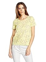 AnnaRita N Camiseta Manga Corta (Amarillo Claro)