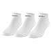 NIKE Unisex Performance Cushion No-Show Training Socks (3 Pairs), White/Black, X-Large