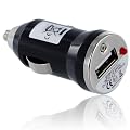 Auto USB Ladeger�t mikro schwarz 0,7 A / f�r 12V & 24V