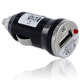 Auto USB Ladeger�t mikro schwarz 0,7 A / f�r 12V & 24Vvon "Wicked Chili"