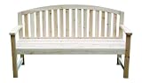 Natural Fir Wood Wooden Garden Bench. Classic Design. Perfect Addition To Any Garden