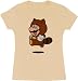 Nintendo Mario Tanooki Raccoon Juniors Cream T-shirt Tee