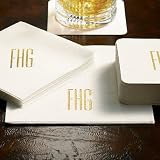 Monogrammed Luncheon Napkins - Frontgate