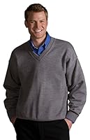 Edwards V-Neck Sweater With Tuff-Pil Plus, HEATHER GREY
