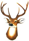 8 Point Buck Deer Head Bust Wall Hanging