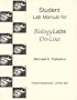Student Lab Manual for BiologyLabs On-Line