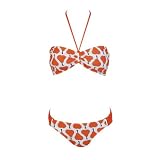 NSB803 2pc Bikini Set Orange Pear