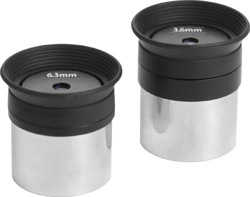 3.6mm and 6.3mm Set Orion E-Series Telescope Eyepieces