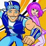 Lazy Town Napkins - 16 x Lazy Town paper napkins / serviettes
