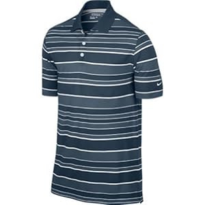 Nike Golf Men's Bold Stripe Polo - Small - Squadron Blue