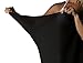 Sarong Wrap Cover Up Short with Easy Wearing Built in Ties – Wrinkle Resistant Beach Swimsuit Sarong (Black)