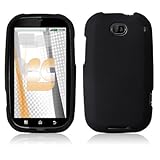 Cover Case for Motorola Bravo MB520 - Rubberized Black