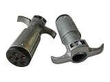 6 Pole Round Trailer End Aluminum Die Cast Connector