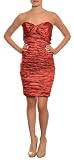Nicole Miller Womens Pleated Strapless Cocktail Evening Dress 12 Metallic Ruby 41LoZXEgjML. SL160 Nicole Miller Womens Pleated Strapless Cocktail Evening Dress 12 Metallic Ruby