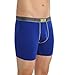 Saxx Underwear Men's Platinum Boxer Fly Cobalt Boxer Briefs LG
