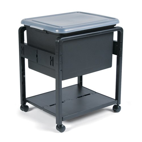 Rubbermaid 14316 Rubbermaid Fold n Roll Workspace Cart, 21-3/4w x14-1/4d x 22h, BLK