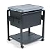 Rubbermaid 14316 Rubbermaid Fold n Roll Workspace Cart, 21-3/4w x14-1/4d x 22h, BLK