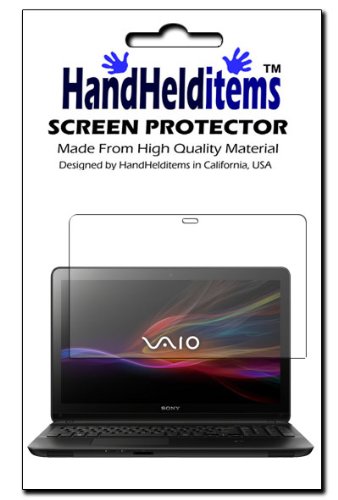 HHI (Invisible) Crystal Clear HD Screen Protector for Sony VAIO Fit 15 (Package include a HandHelditems Sketch Stylus Pen)
