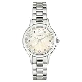 Timex Ladies Diamond Accented Silver-Tone Bracelet Watch #T2M578 by Timex